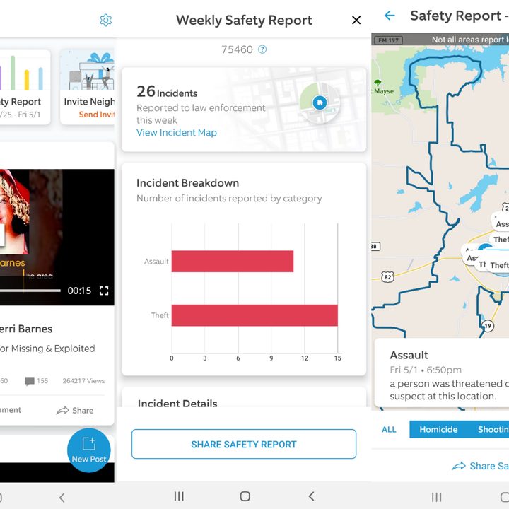 Ring Neighborhood Alerts.
