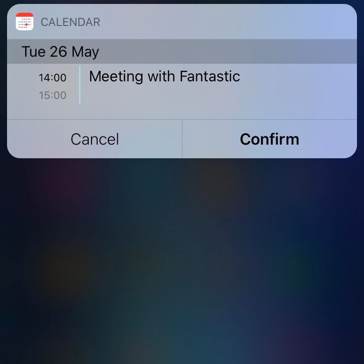 Siri command meeting