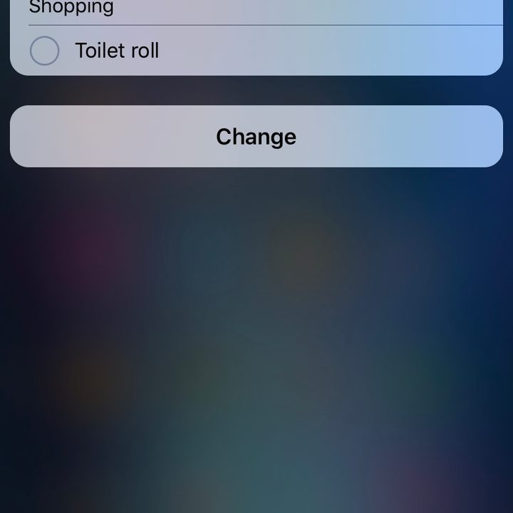 Siri command shopping list