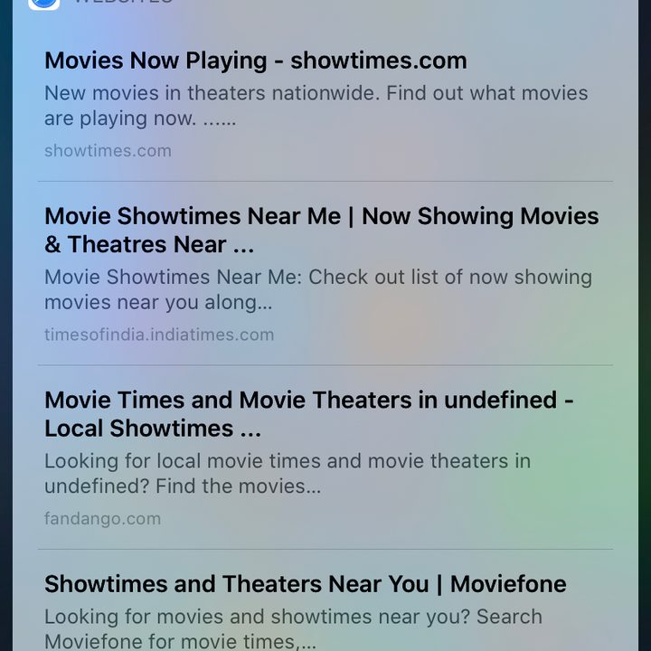 Siri movies near me