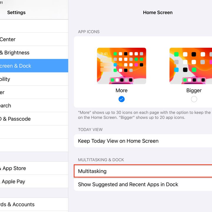 Slideover in iPadOS