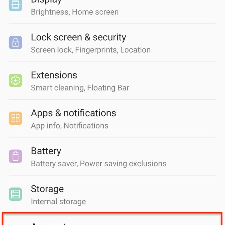 Syncing Google contacts