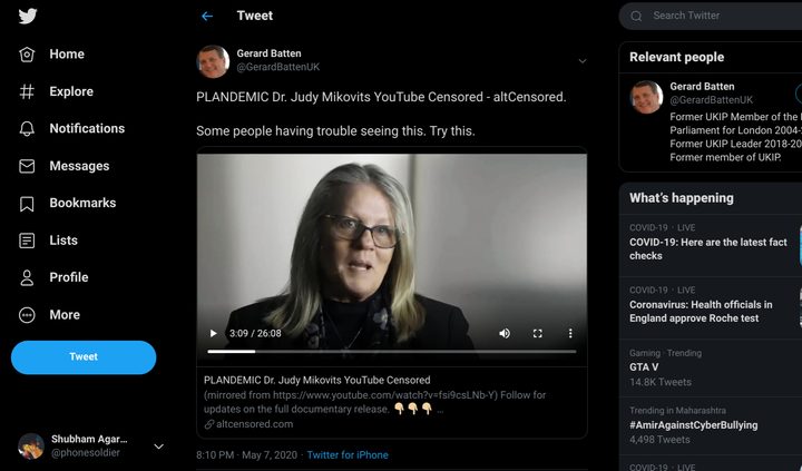 Twitter Altcensored native player