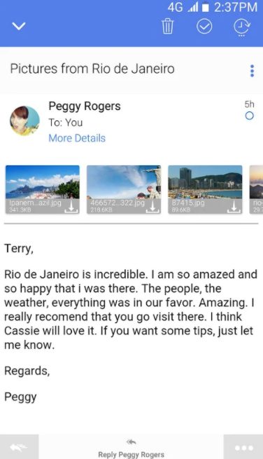 TypeApp message