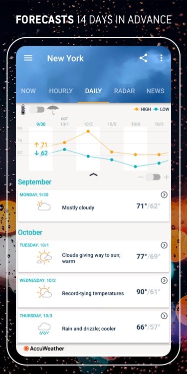 AccuWeather app