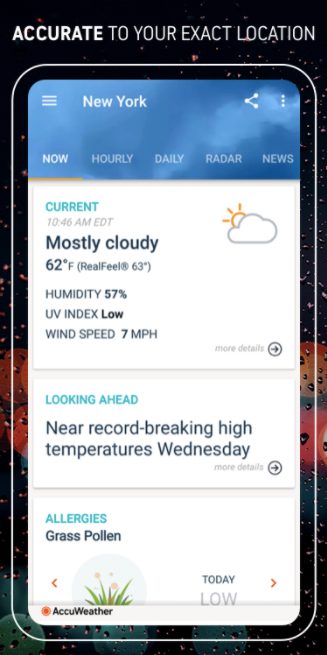 AccuWeather Dark Sky alternative