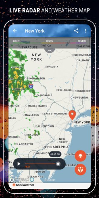 AccuWeather map