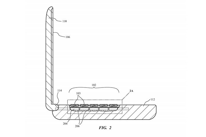 Apple MacBook retractable keyboard patent
