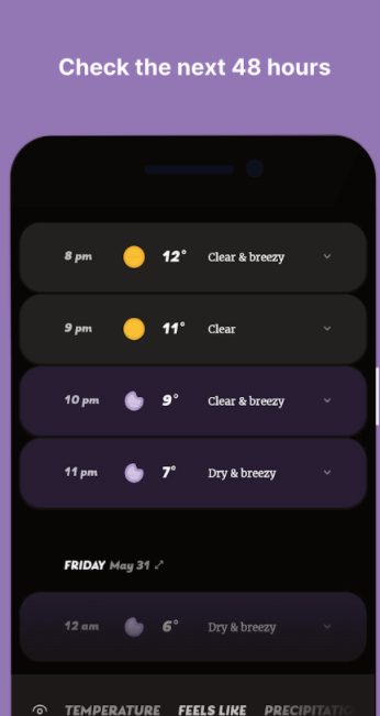 Appy Weather 48 hours