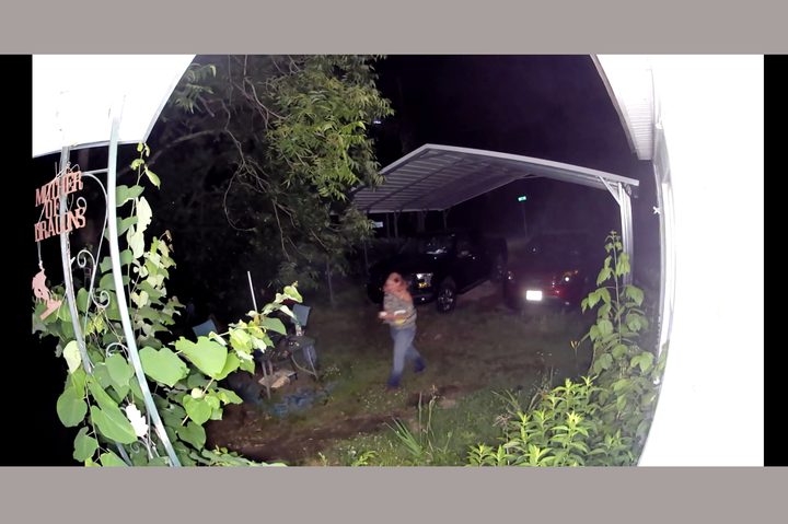 Arlo Pro 3 Floodlight Camera security video at night