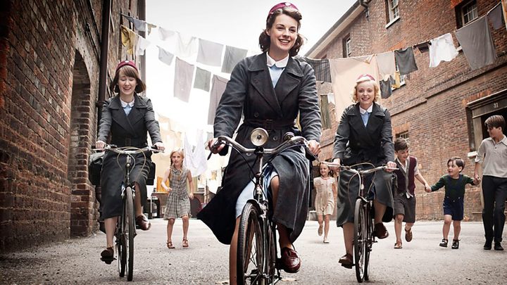 The cast of Call the Midwife.
