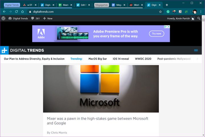 Chrome Tabs Group