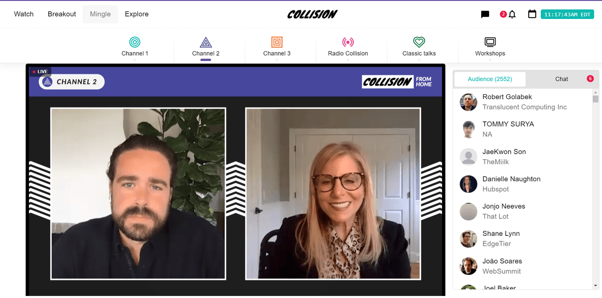 Spotify's Dawn Ostroff at the Collision From Home event