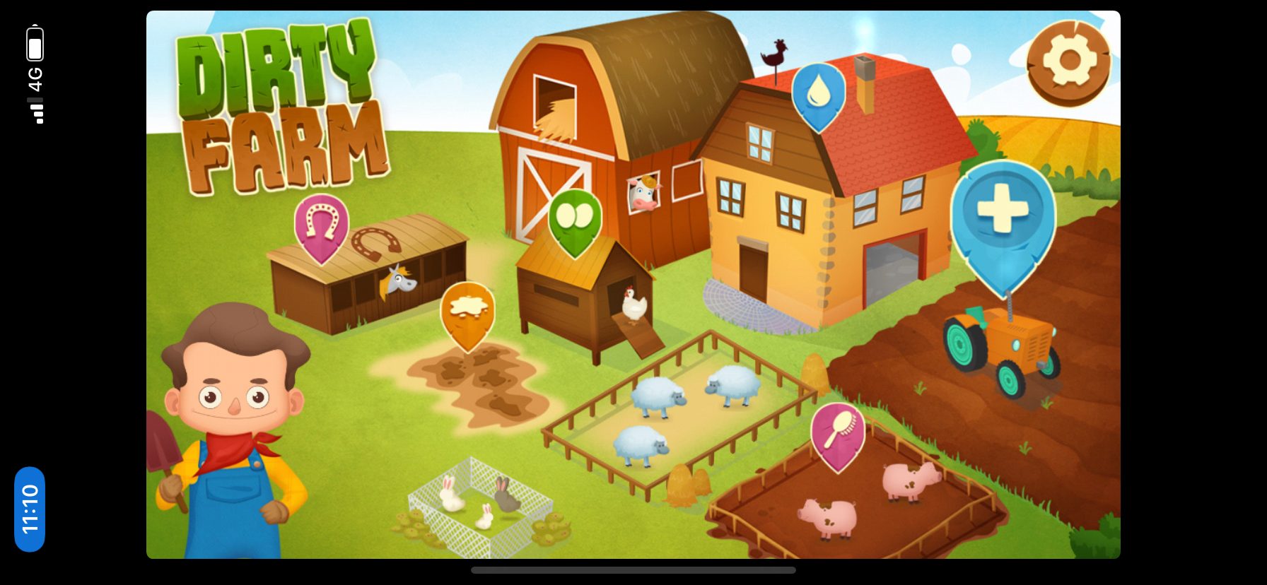 Dirty Farm home screen