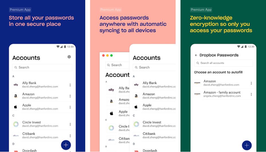 Dropbox Passwords