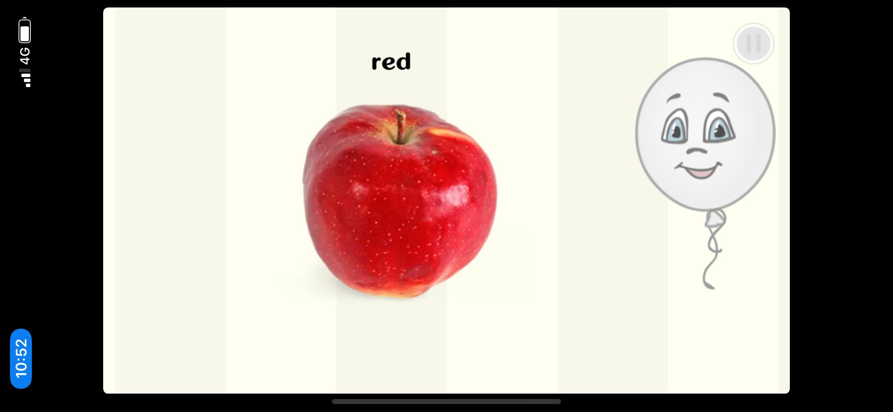 Funny Balloon red apple