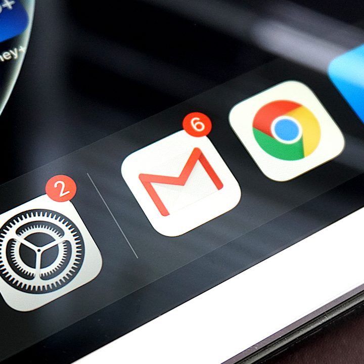 Gmail App Icon on iPad Pro