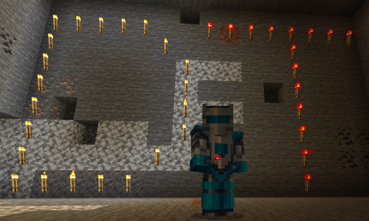 How to make a torch in Minecraft