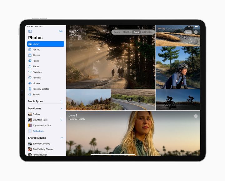 IPad OS 14 - Photos App