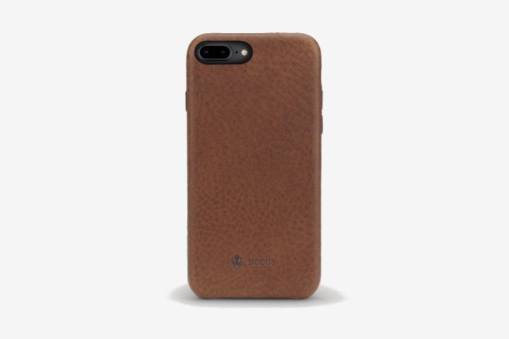 Picture of iPhone 8 in brown Nodus Shell Case II