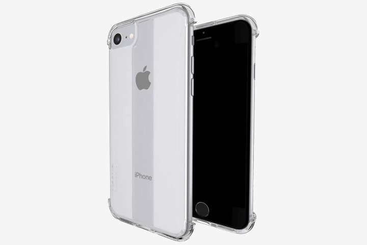 iPhone 8 in clear Skech Stark case