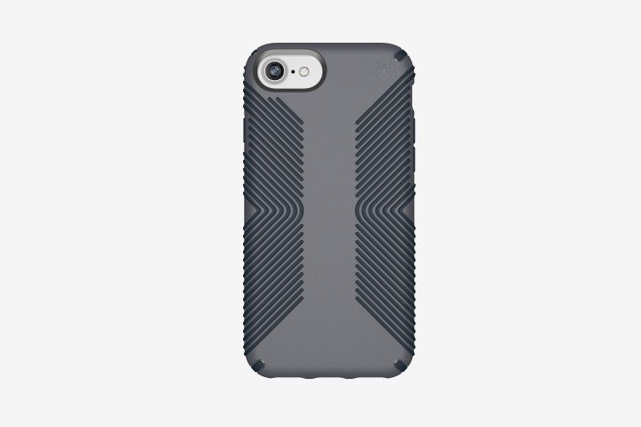 iPhone 8 in Speck Presidio Grip black case