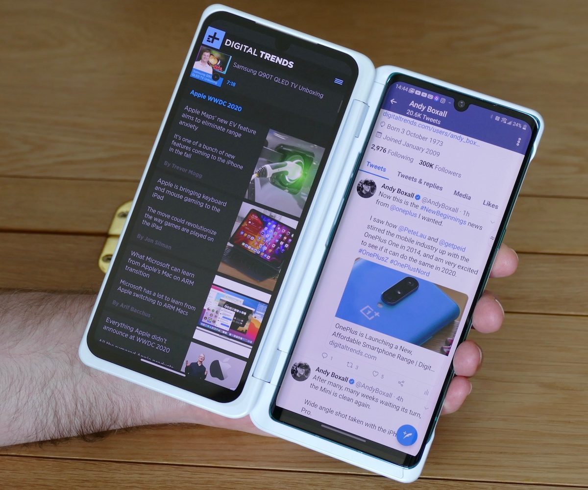 LG Velvet Dual Screen Apps