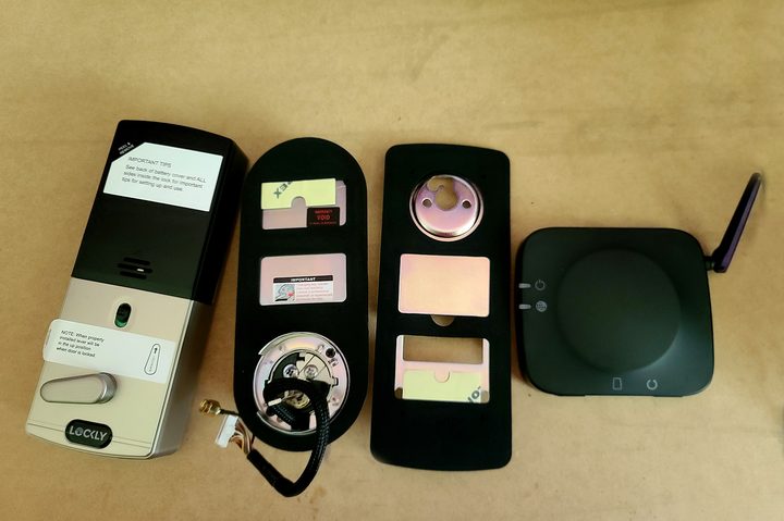 Lockly Vision installation parts
