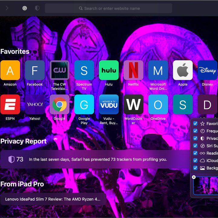 MacOS Big Sur Safari Revision