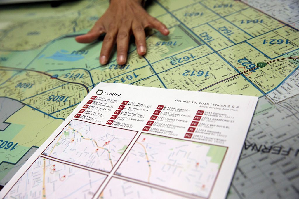 predictive policing map