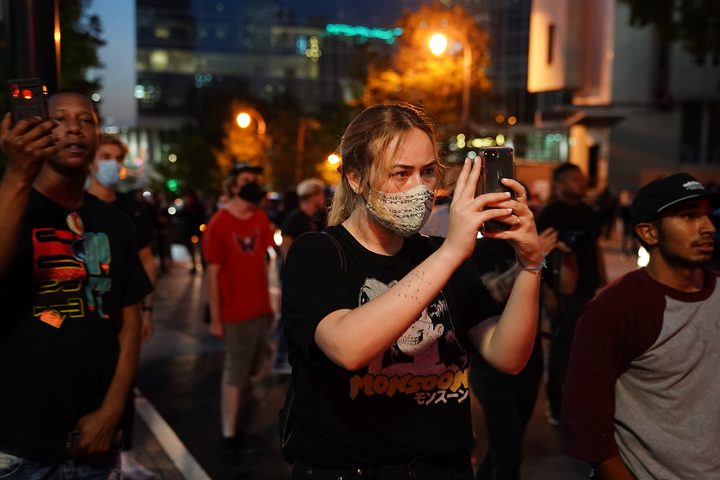 Atlanta Protest Held In Response To Police Custody Death Of Minneapolis Man George Floyd