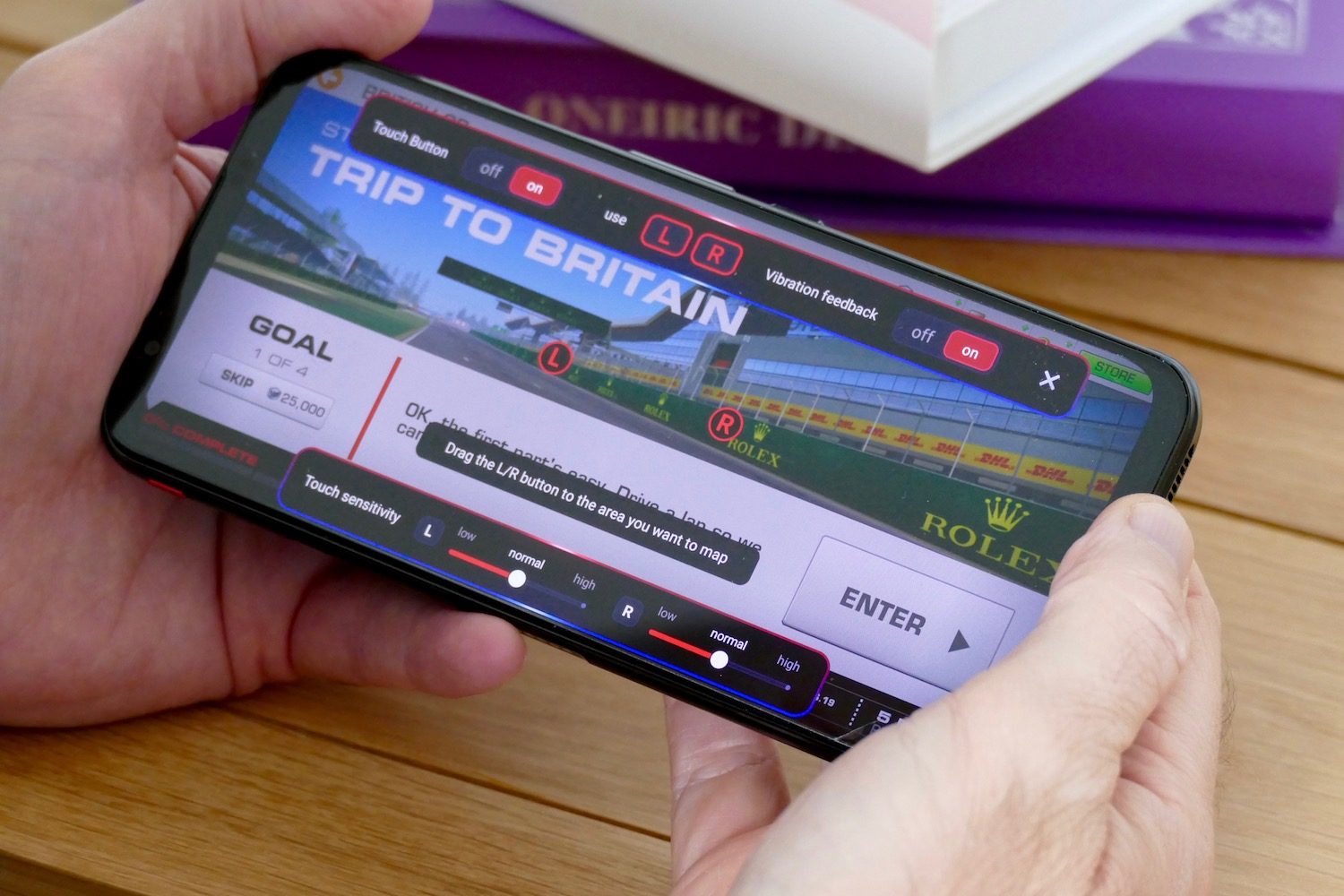 nubia red magic 5g review trigger setting