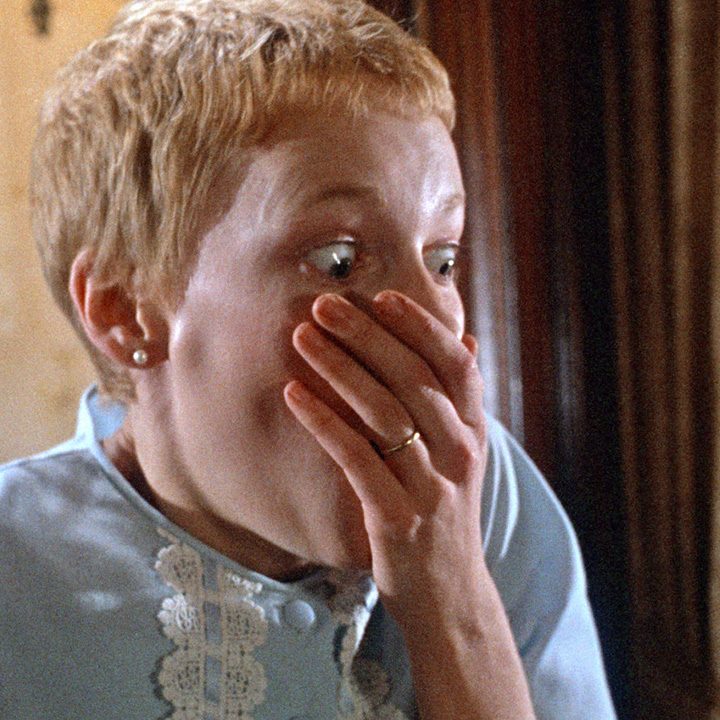 Mia Farrow in Rosemary's Baby.