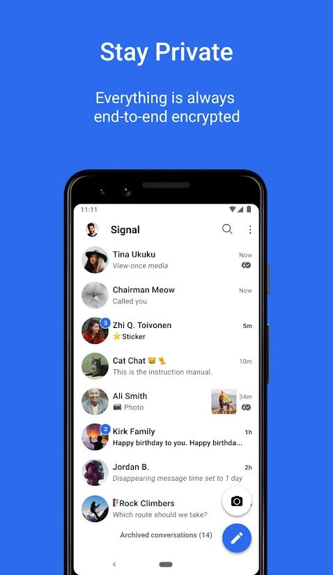 Signal app