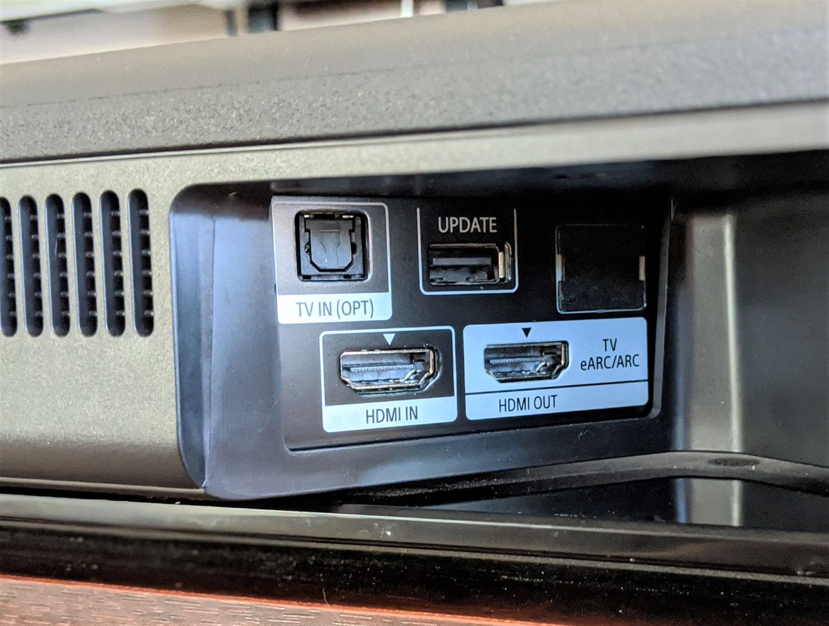 Sony HT-G700 connections
