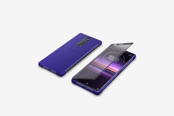 Picture of purple Sony Style Cover Touch Case for the Sony Xperia 1