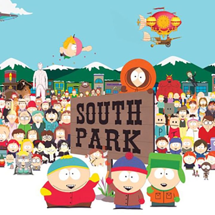 The animated cast of South Park.