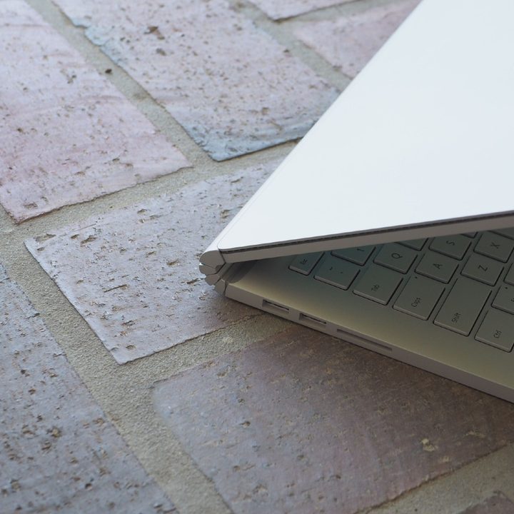 Surface Book 3 13 back corner view.