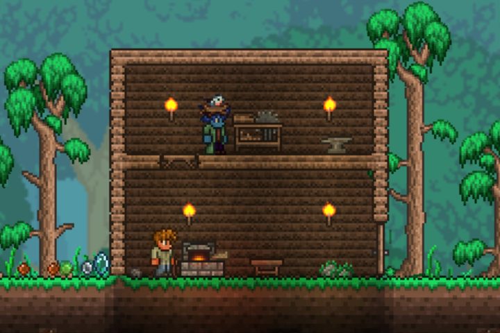 Terraria make a sawmill