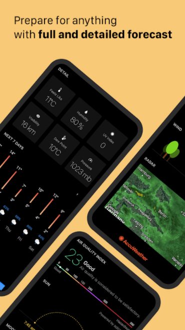 Today Weather interfaces