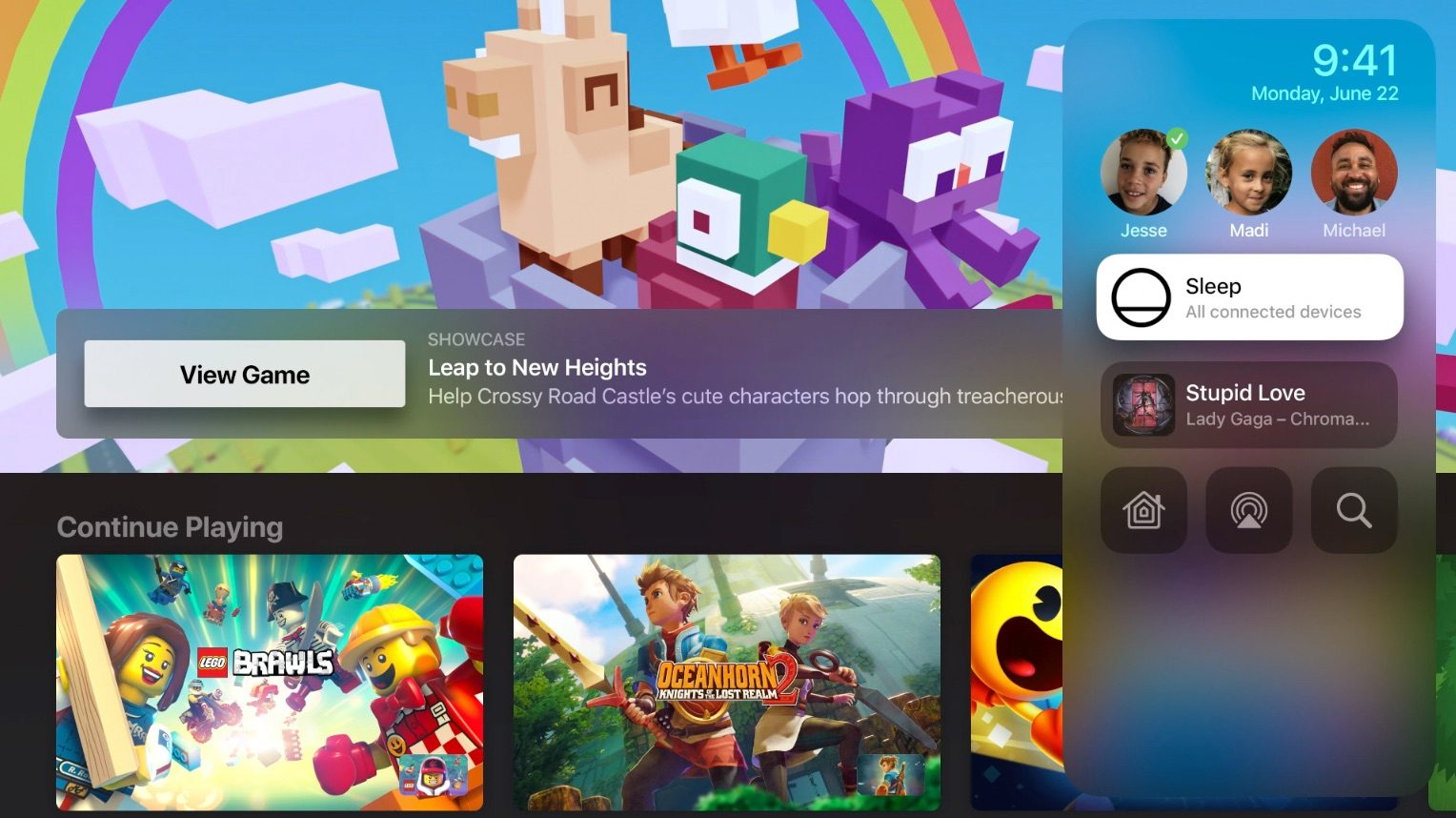 Apple tvOS 14 games