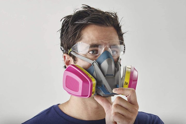 3m half mask cartridge respirator