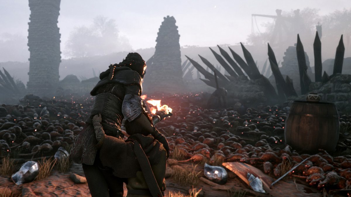 screenshot of a plague tale innocence on pc