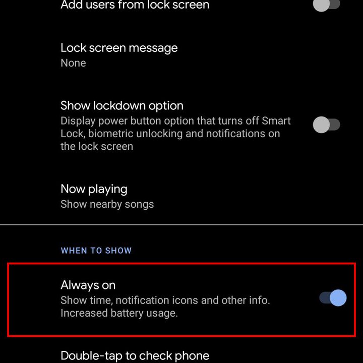 google pixel 3 tips and tricks always on display
