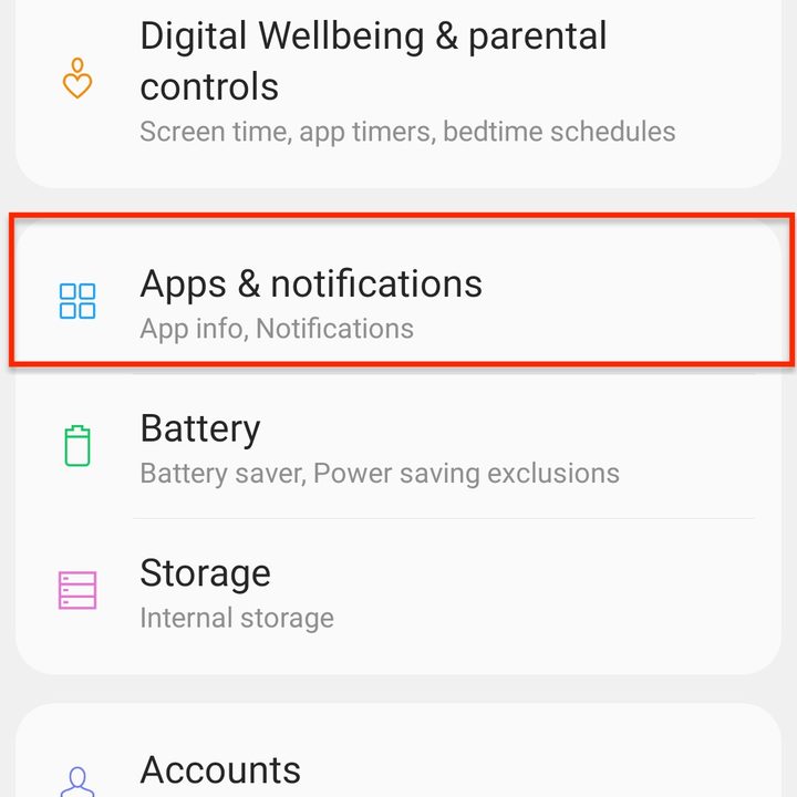 Android app removal