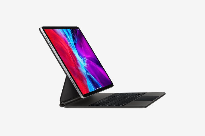 Apple iPad Pro 12.9-inch attached to an Apple Magic Keyboard