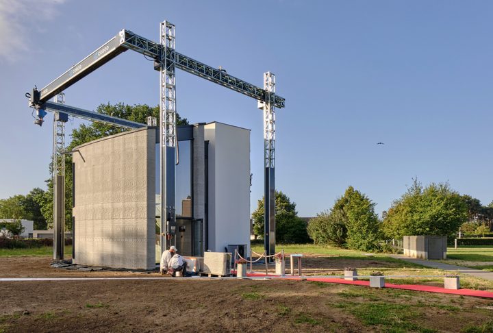 3D printed COBOD building