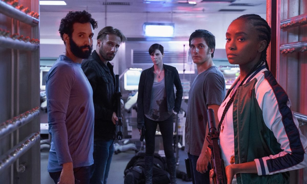 The cast of the Netflix movie The Old Guard.