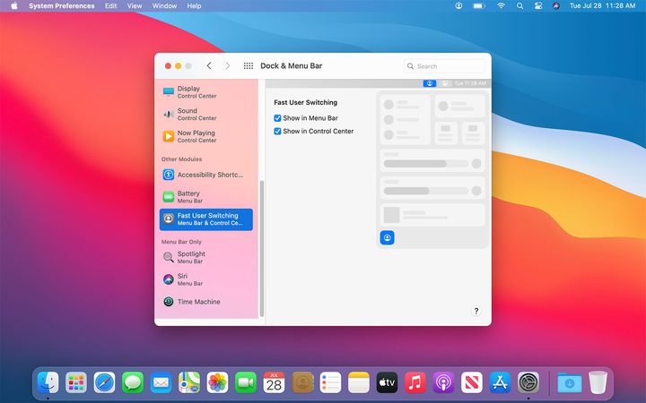 How to use Control Center in MacOS Big Sur step 5