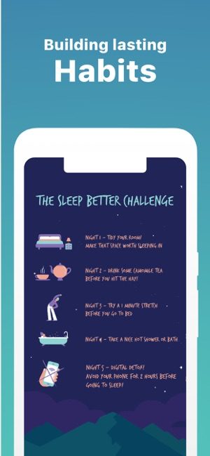 Screenshot of Fabulous app showing building lasting habits